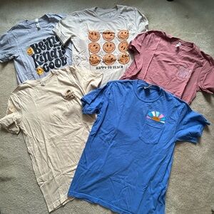 Teacher Graphic T-Shirts - Bundle of 5